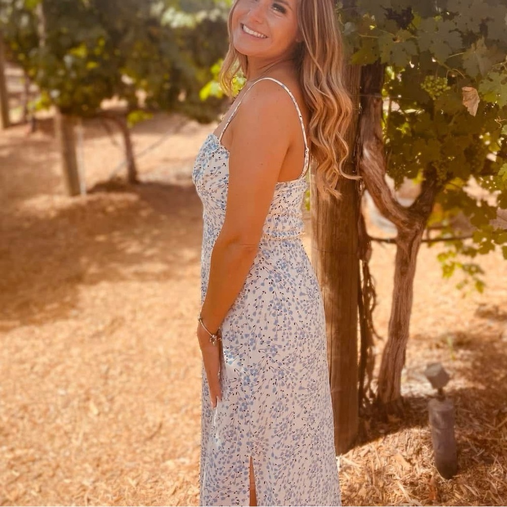 Floral Spaghetti Strap Dress